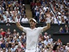 Tenista Andy Murray vyhrál podruhé v kariée Wimbledon.