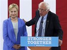 Bernie Sanders podpoil v prezidentské volb Hillary Clintonovou (12. ervenec...