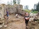 Archeologický przkum na hrad Poeín
