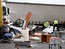 Pi nehod eského idie kamionu v Nmecku zemeli ti lidé (12. ervence 2016)
