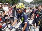 Nairo Quintana ped startem 10. etapy na Tour de France.