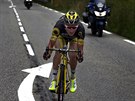 Thomas Voeckler bhem desáté etapy Tour de France.