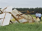 Na letiti v Plasích na severním Plzesku havaroval 17. ervence pilot repliky...