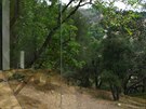 Výhled z domu v Beverly Hills do pírody je velmi atraktivní.