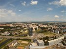 Pohled z nejvy��� stavby Olomouce, kom�n m� i tajn� prostory