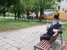 Na bývalý idovský hbitov v Prostjov pijeli rabíni z celého svta, aby...