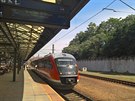 Dopravce Arriva vlaky poprv nasadil na tra z Prahy do Beneova jednotky...