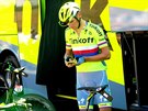 Roman Kreuziger na startu 14. etapy Tour de France