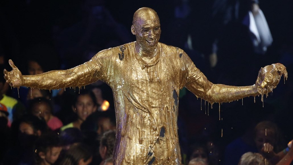 MRAMORIZACE LEGENDY. Kobe Bryant se dostal v rámci Kids' Choice Sports Awards...
