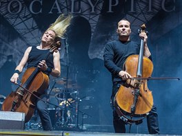 Kapela Apocalyptica na festivalu Masters of Rock ve Vizovicích v roce 2016.