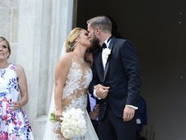 Dominika Cibulkov a Michal Navara se vzali 9. ervence 2016.