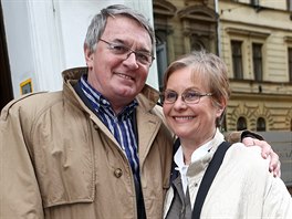 Vlastimil Harapes a Marta Vančurová (19. dubna 2016)