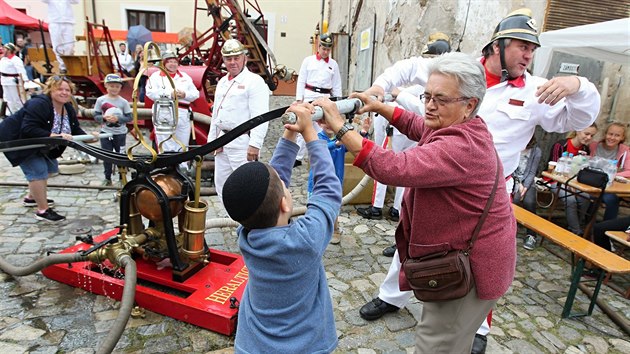 Akce O�iven� �idovsk� m�sto v T�eb��i (17.7.2016).