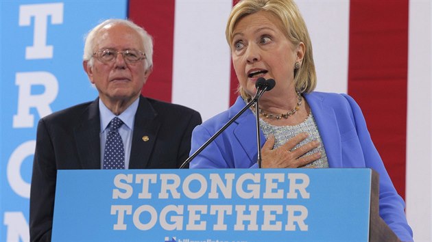Hillary Clintonov a Bernie Sanders (12. ervenec 2016)