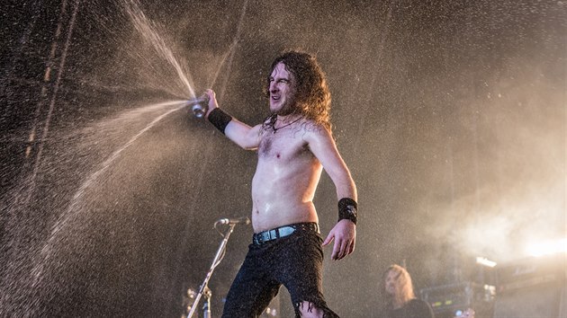 Kapela Airbourne na festivalu Masters of Rock 2016