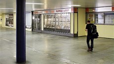 Podchod u vlakového nádraí v eských Budjovicích.