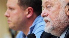 Na tiskové konferenci Právováre�ného m욝anstva v Plzni vystoupil p�edseda...
