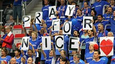 Diváci v hale před utkáním Davis Cupu uctili minutou ticha oběti masakru v Nice.