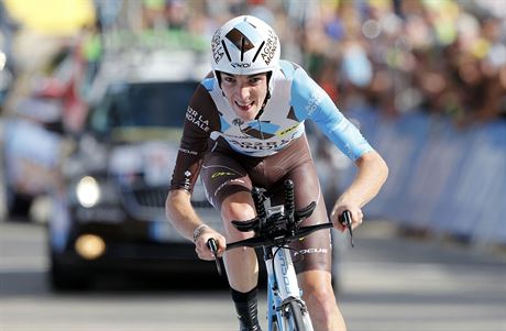 Romain Bardet m do cle asovky v 18. etap Tour de France.