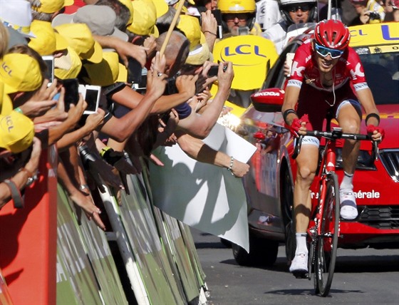 HRDINA SEDMNÁCTÉ ETAPY. Ilnur Zakarin si pi své premiée na Tour de France...