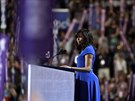 Michelle Obamová na sjezdu Demokratické strany. (25.7.2016)
