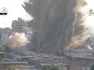 Povstalci v Aleppu vykopali tunel pod vojenským stanovitm