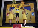 Také po sedmnácté etap Tour de France je ve lutém Chris Froome.