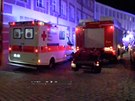 Záchranái pi zásahu v Ansbachu (25. ervence 2016)