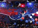 Hillary Clintonová pijala nominaci do prezidentských voleb na demokratickém...