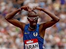 REKORDMAN MO. Brit Mo Farah vyhrál závod na 5000 metr v nejlepím letoním...