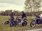 A jaké jsme mli spolenice! Stroje z dílny Gas & Oil Bespoke Motorcycles jsou...