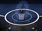 Viceprezident Joe Biden bhem projevu na nominaním sjezdu demokrat varoval...