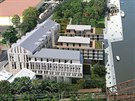 Vizualizace chystan� stavby River Terrace Hotelu, kter� m� vyr�st na Ho�ej��m...