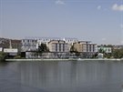 Vizualizace chystan� stavby River Terrace Hotelu, kter� m� vyr�st na Ho�ej��m...