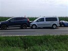 Nehoda na silnici I/3 nedaleko eských Budjovic.