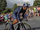 Nairo Quintana bhem osmnácté etapy Tour de France.