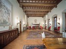 Monte dei Paschi di Siena. Interiér hlavní budovy nejstarí fungující banky...