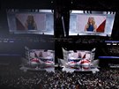 Trumpova dcera Tiffany bhem republikánského konventu (20. ervence 2016)