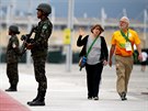 Vojáci v Riu hlídkují ped olympijskou vesnicí i olympijským parkem (21....