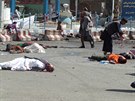 Obti útoku sebevraedného atentátníka v Kábulu (23. ervence 2016)