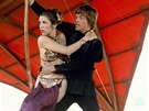 Carrie Fischerová a Mark Hamill ve filmu Návrat Jediho (1983)