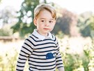 Princ George jako erstv tíletý (22. ervence 2016)