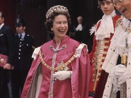 Královna Albta II. (Londýn, 22. kvtna 1974)