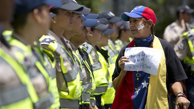 Venezuelan protestuj proti Madurovi (27. ervence 2016)