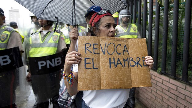 Venezuelan protestuj proti Madurovi (27. ervence 2016)