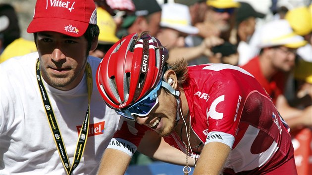 VYERPN V CLI. Ilnur Zakarin prv ovldl sedmnctou etapu Tour de France.