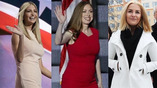 Ivanka Trumpová, Chelsea Clintonová a Kateina Zemanová