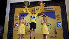 CHris Froome na trati 17. etapy Tour