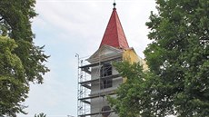 Kostel sv. Anny v Palii, který obnovuje spolek ivot na Dyle.
