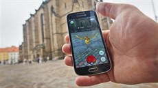 Mobilní hra Pokémon GO.